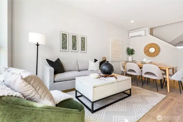 View from the front of the living room—notice how the layout invites conversation and comfort.