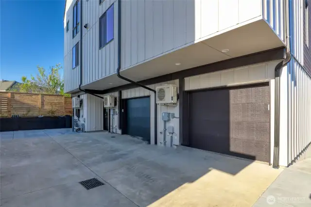 Attached garage parking with EV-ready outlets ensures convenience and flexibility for modern living — no more circling the block for a spot.