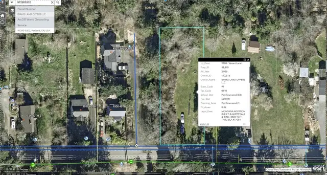 Buyer to contact City of PT for development needs