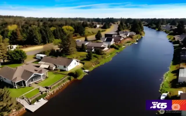This home caught the eye of King5 Evening when they recently did a piece on Ocean Shores WA.