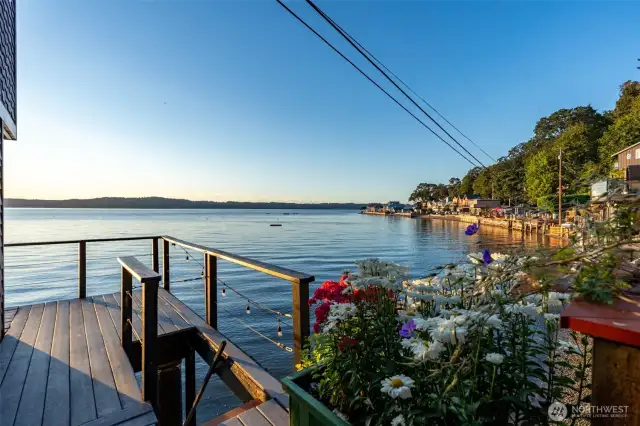 Just another incredible view from the deck.