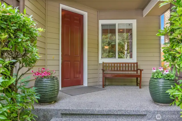 You instantly feel welcome as you step through the front door into the entry area of this beautiful home.