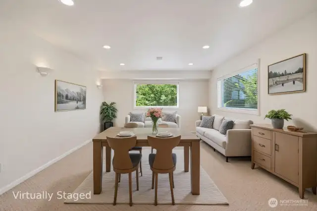 Living/Dining Room off 2nd kitchen in LL