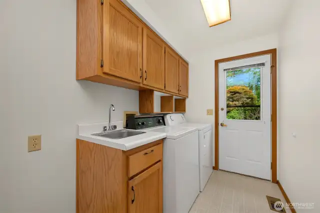 Laundry room on main