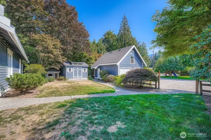 Both front and rear yards arre fully fenced.