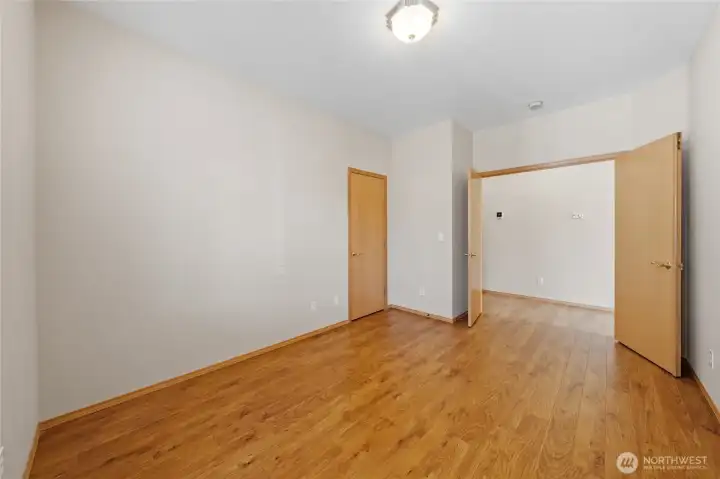 Bedroom 1 has double doors - could also be used as an office, play room, or home gym?  What will you use it for?