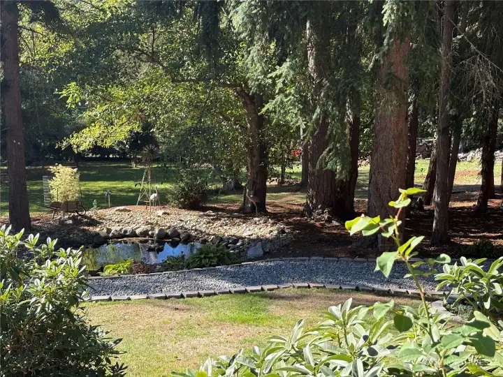 Lower pond area - sweet!