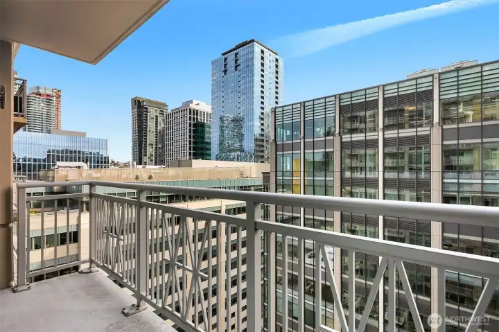 Large deck off bedroom with city & territorial views