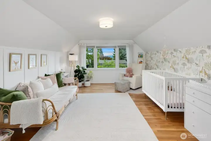 Upstairs, you’ll find two spacious bedrooms, a full bath, and ample storage.