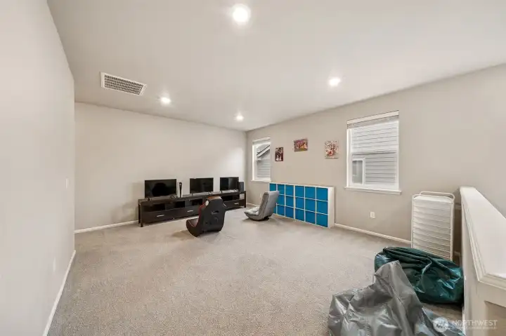 Huge loft at the top of the stairs
