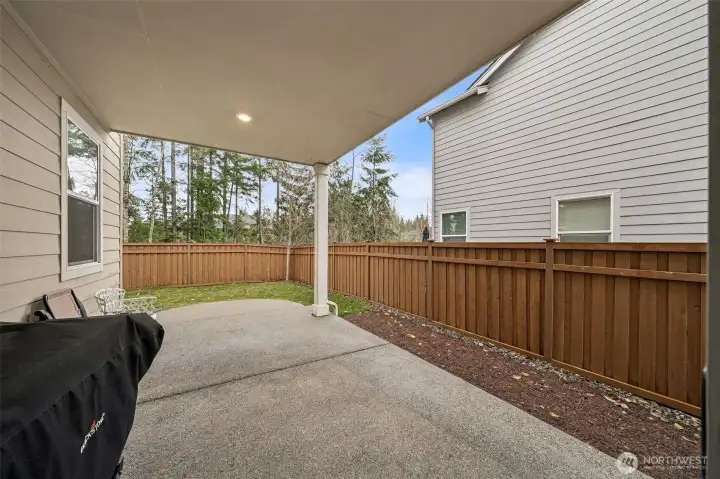 Covered patio