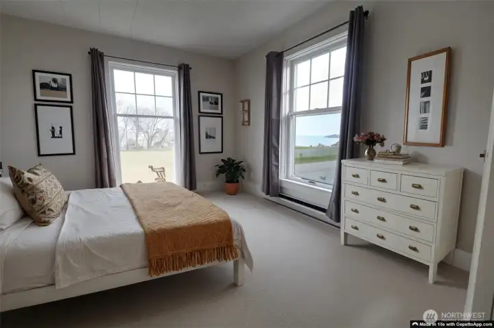 Digitally staged photo