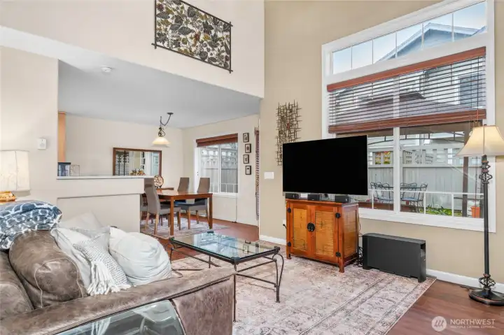 Welcome into your 2-story light and bright living room.