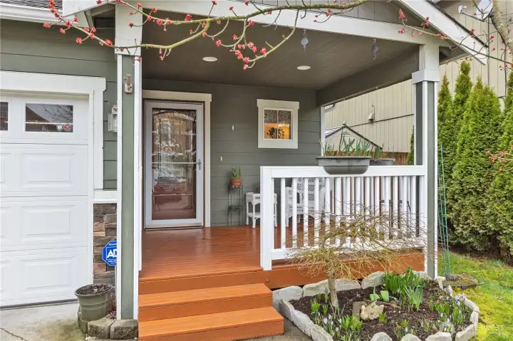 Charming front porch!