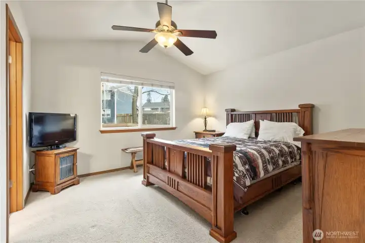 XLarge primary bedroom will fit all of your furniture!