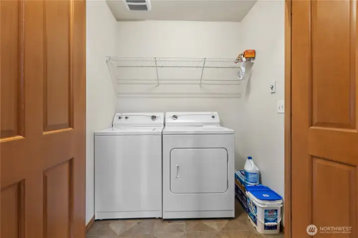 Laundry room on 2nd story is so convenient!