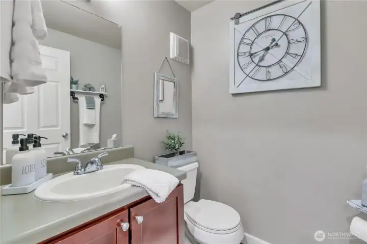 Main floor half bath