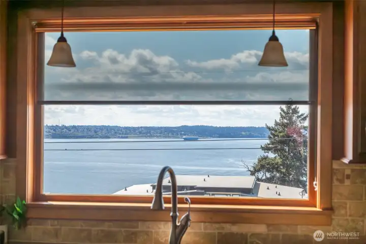 View from Kitchen sink