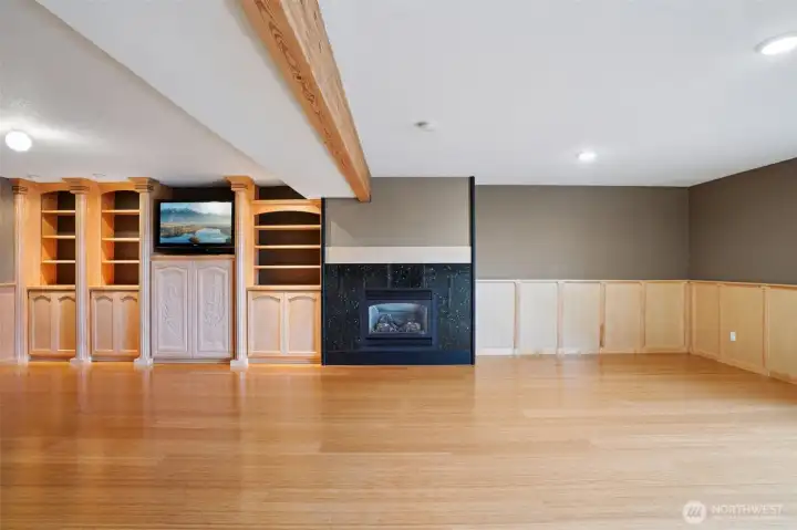 2nd Gas fireplace downstairs.