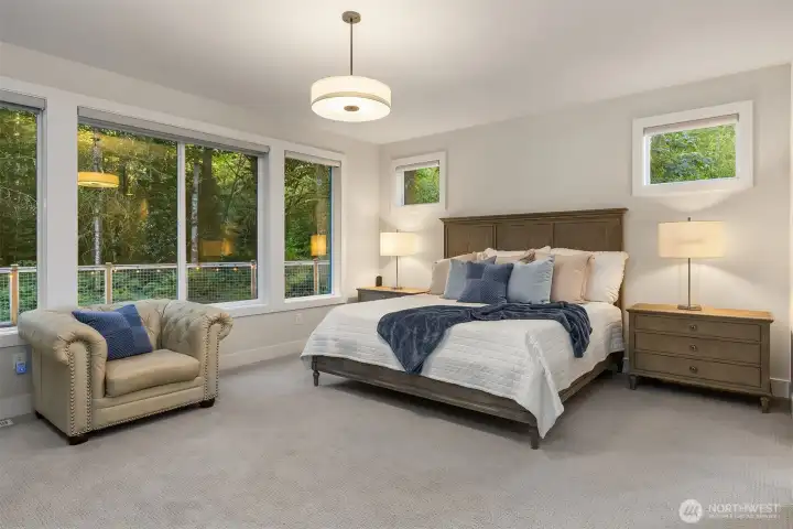 Main floor primary bedroom