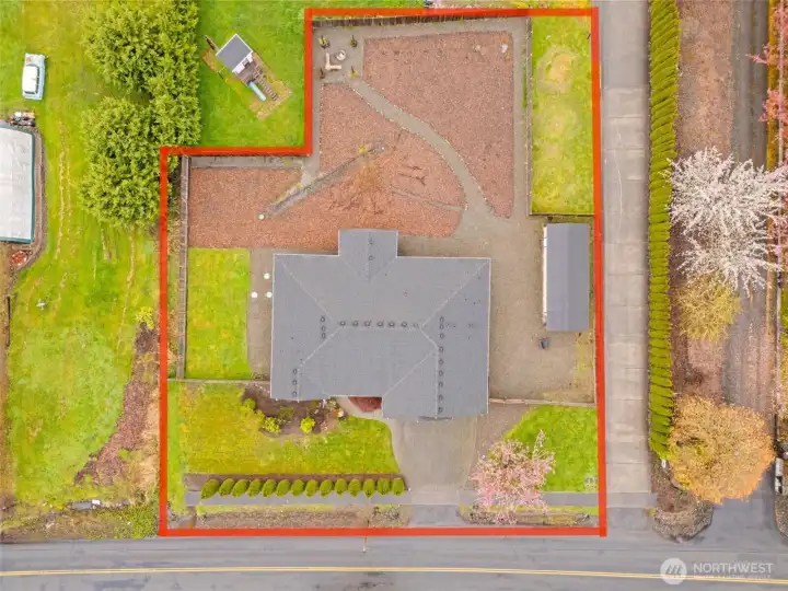 Approximate property lines