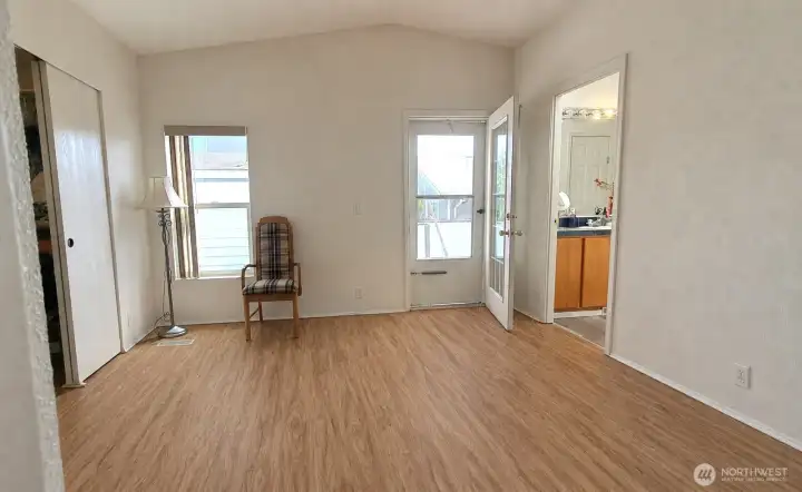 Primary with door to back deck