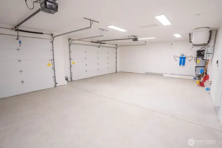 Oversized 3 car garage!