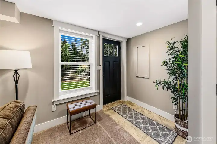 Separate entrance from side yard could be perfect for guests Separate entrance from side yard could be perfect for guests