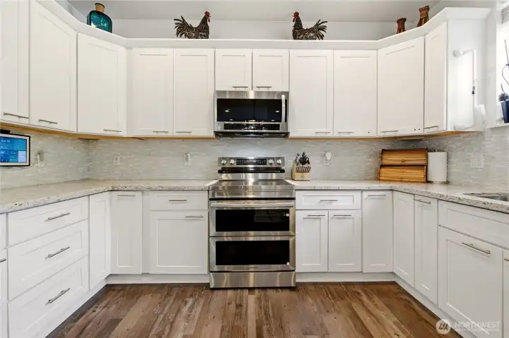 All stainless steal appliances
