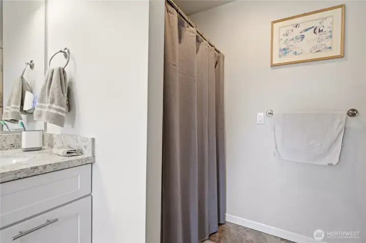 Shower in primary
