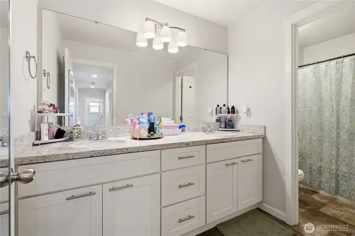 Hallway bathroom
