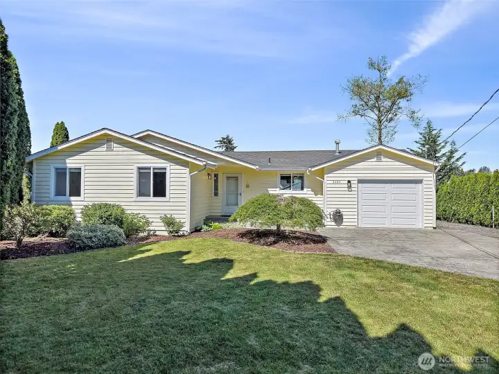 Charming one level home on just shy of 1/4 acre lot.