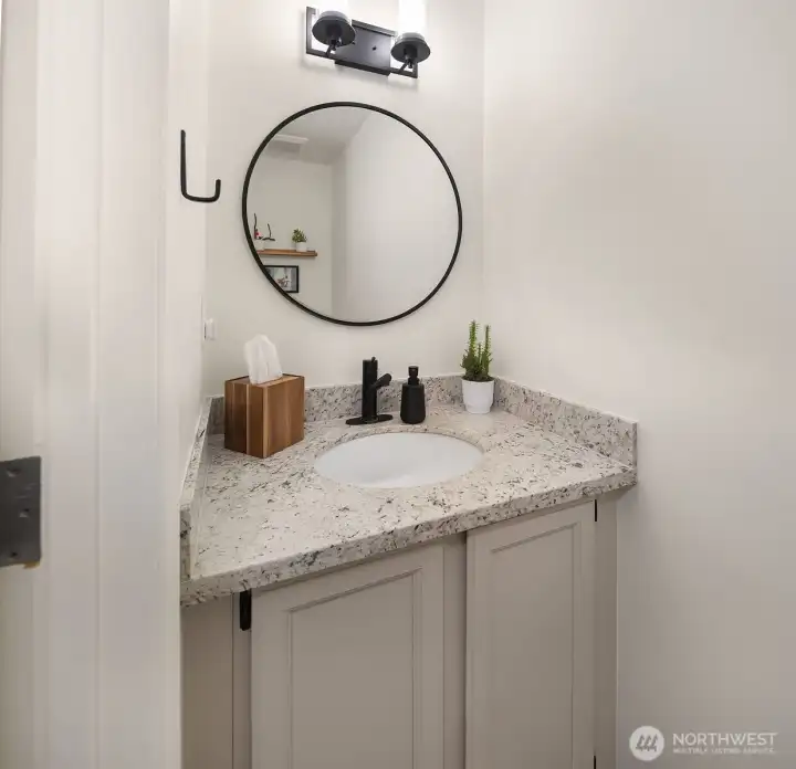 Powder room on main level