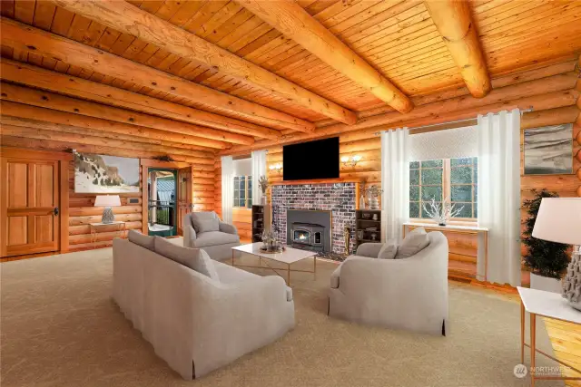 Living Room off main entrance is a nice space for entertaining!