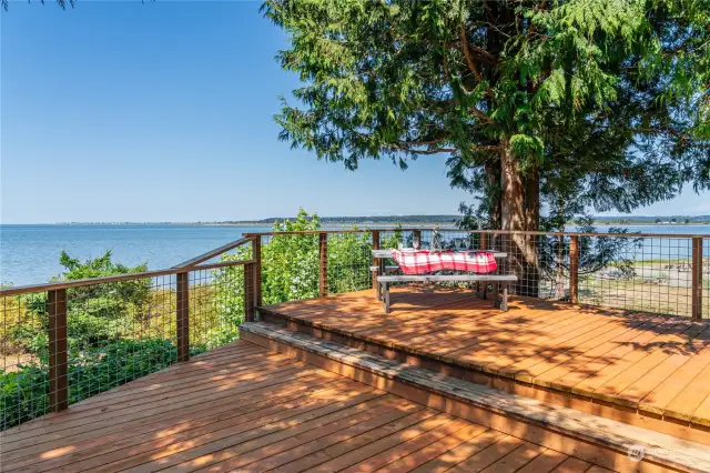 Gorgeous deck w/view