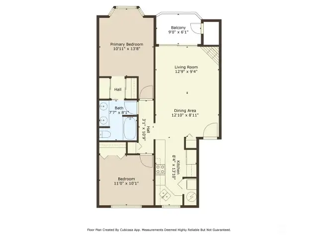 Floorplan w/ measurements for your convenience