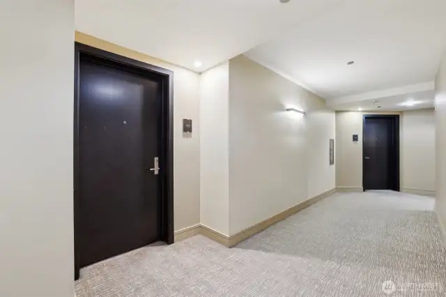 Door to unit.