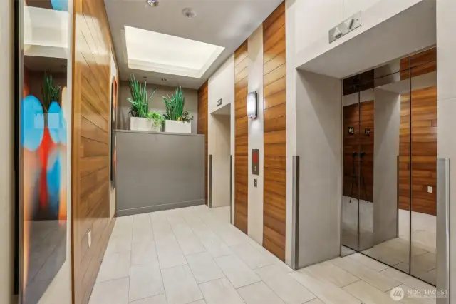 Elevators to 37th floor.