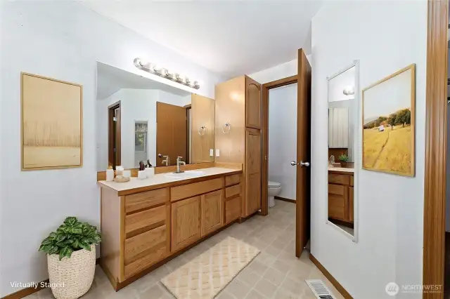 Primary bath.