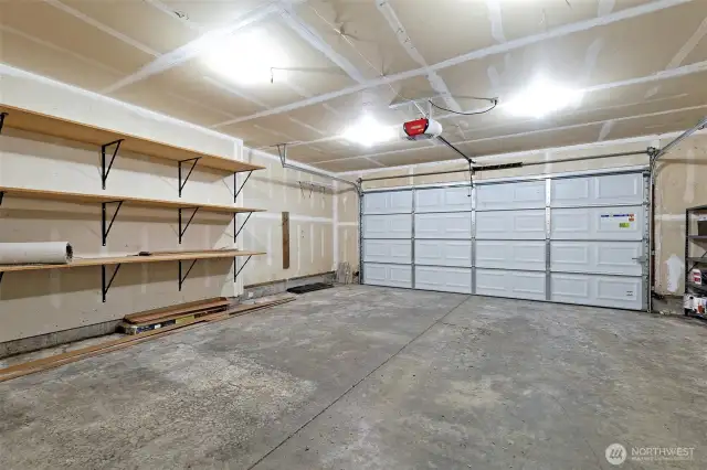 Insulated garage with a NEW garage door