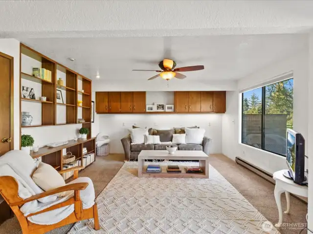 This space could be converted back into a bedroom if desired.