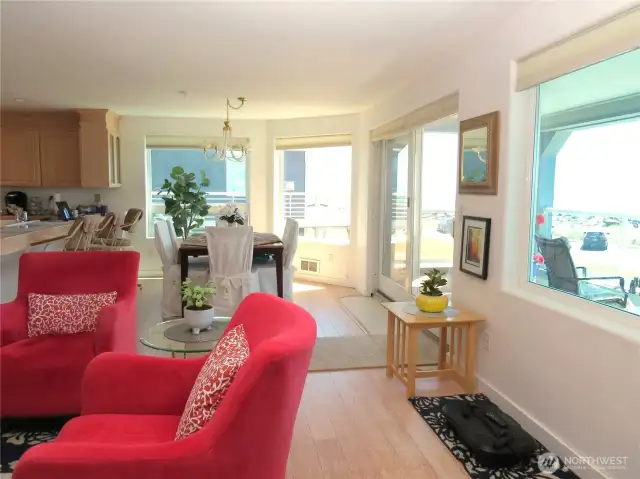 YOU WILL HAVE OCEAN AND JETTY VIEWS FROM EACH SETTING!