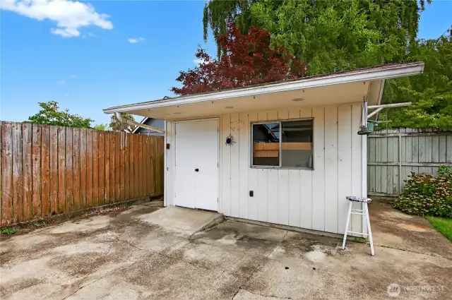 Patio and Yard Shed