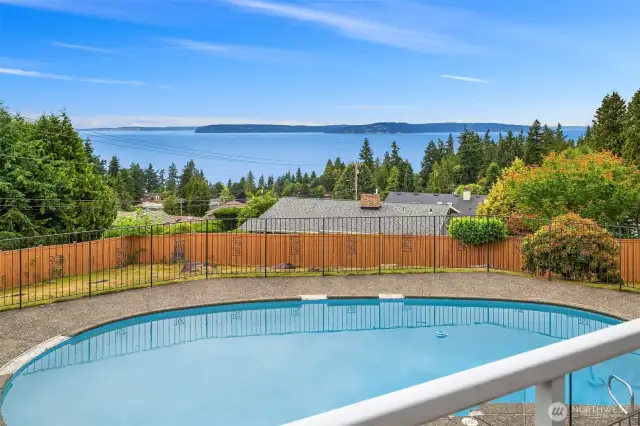 Huge private in-ground pool.