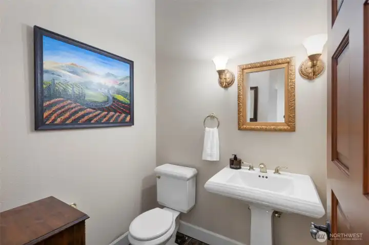 1 of 2 main floor 1/2 baths