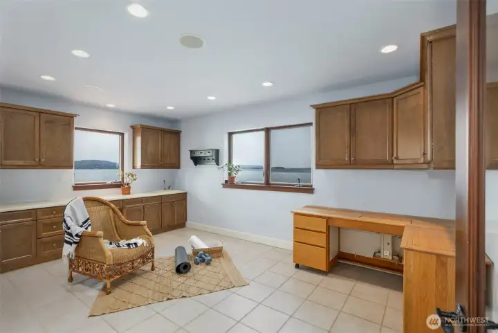 This bonus room was used as an art studio