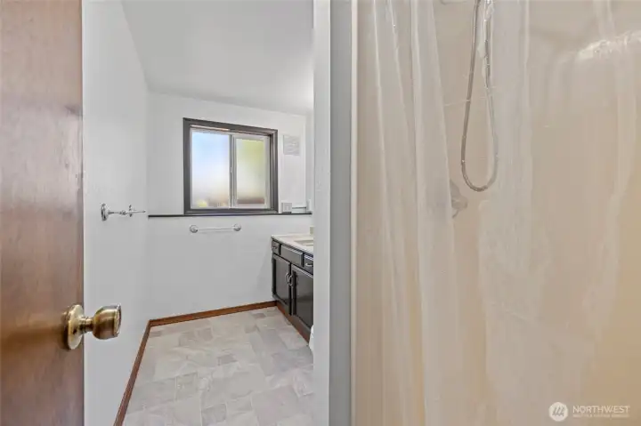 Additional view of lower level 3/4 bathroom