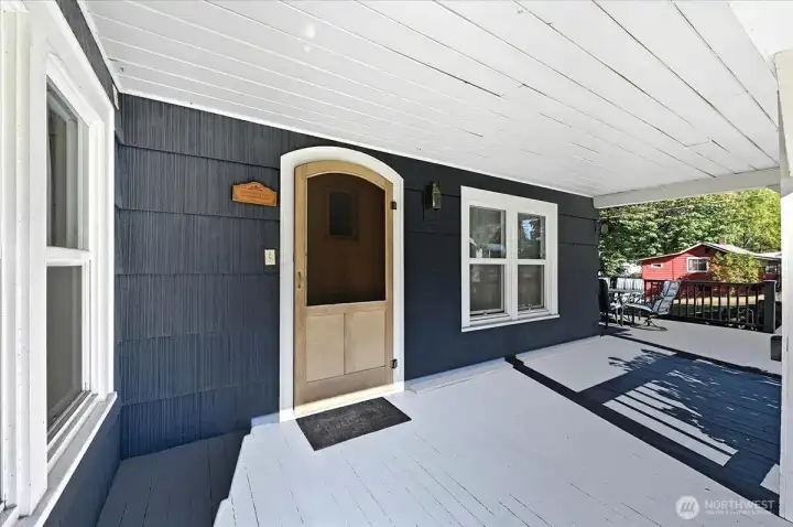Inviting Covered Porch