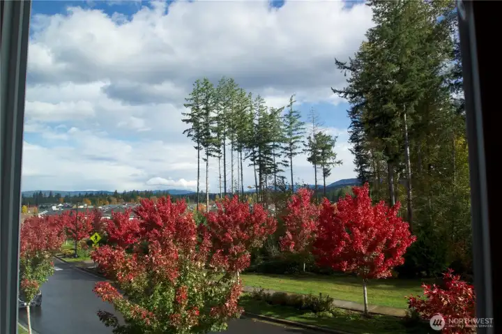 Sit back and watch the weather change from the second bedroom east facing windows!