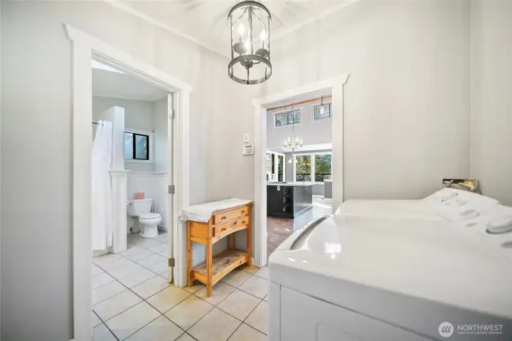 Main floor laundry room.